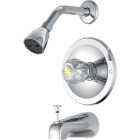 Home Impressions Chrome Single-Handle Acrylic Knob Tub & Shower Faucet Image 1