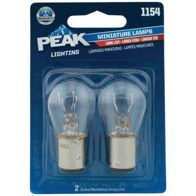 PEAK 1154 6.4/7V Mini Incandescent Automotive Bulb (2-Pack)