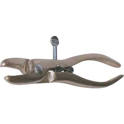 Decker Nickel-Plated Cast Malleable Iron Hog Ring Pliers with Spring