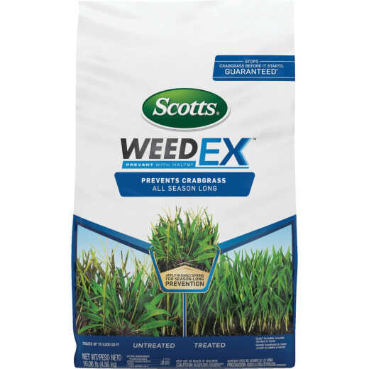 Scotts WeedEx Prevent with Halts 10.06 Lb. 5000 Sq. Ft. Crabgrass Preventer